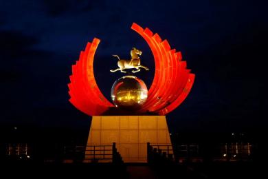 中國原子(zi)城景觀亮化工程(cheng)
